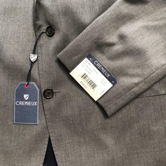 NWT Cremieux Suit Jacket 100% Wool Size 50L 44 - Picture 6 of 9